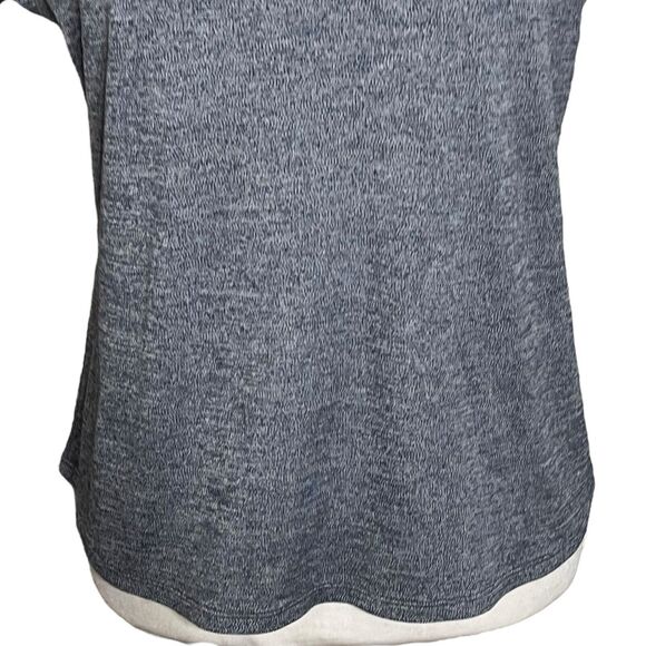 Outdoor Voices Players Polo Shirt Blue Mesh Activewear Women’s Size Large - Picture 4 of 12